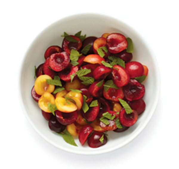 Minty fruit salad