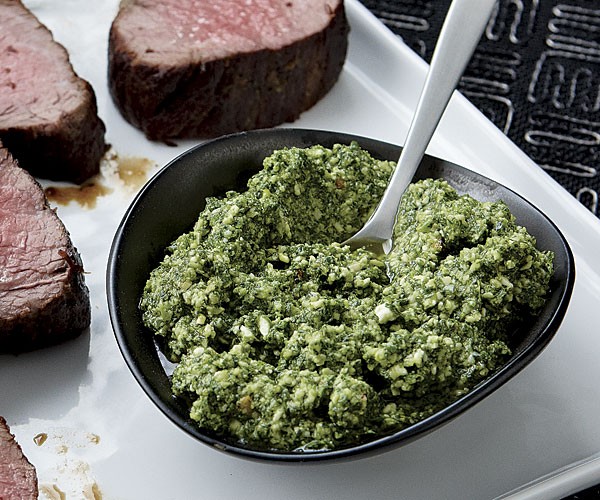 Minty herb-feta sauce