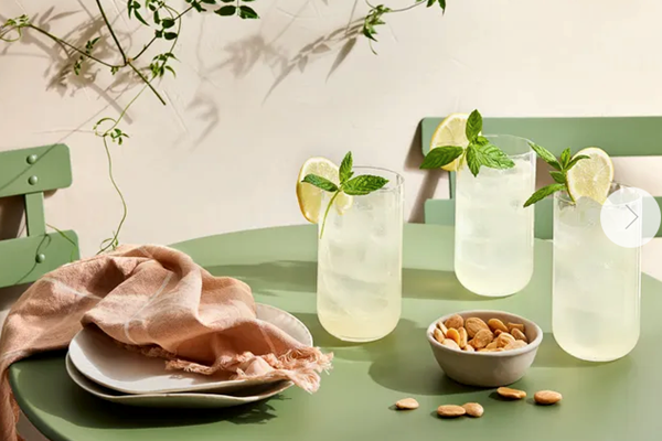 Minty lemon cooler