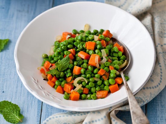 Minty peas and carrots [Melissa Rubel Jacobson]