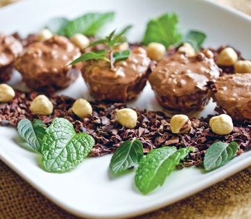 Minty rocky road ice cream