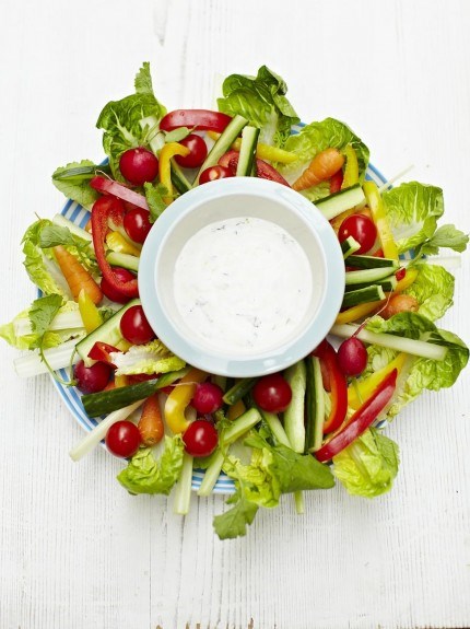 Minty yoghurt dip