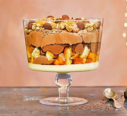 Miriam's chocolate orange-tini trifle