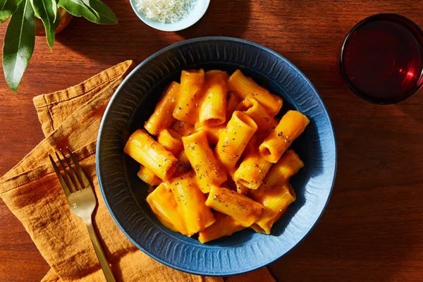Miso & butternut squash pasta