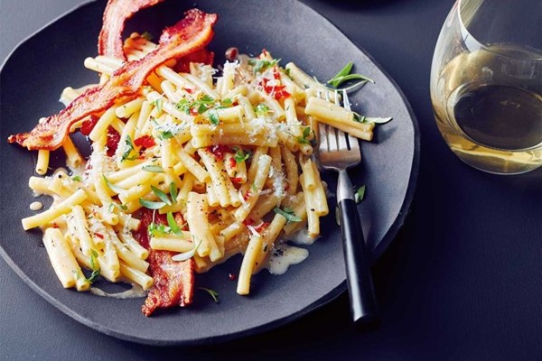 Miso & chilli carbonara
