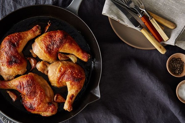Miso and honey butter-roast chicken