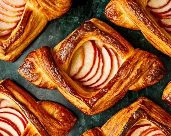 Miso caramel-apple Danish