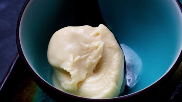 Miso caramel ice cream