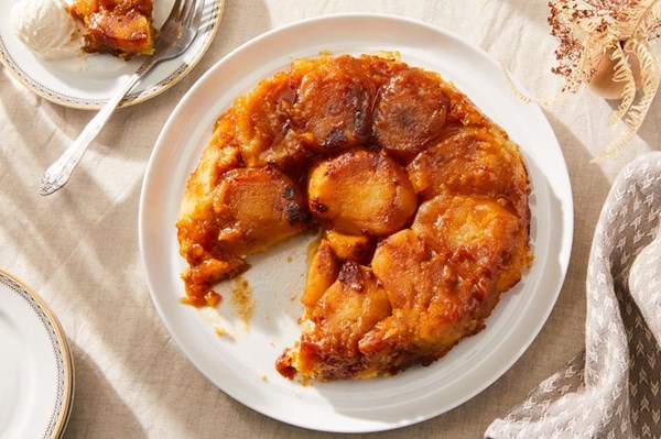 Miso caramel tarte Tatin