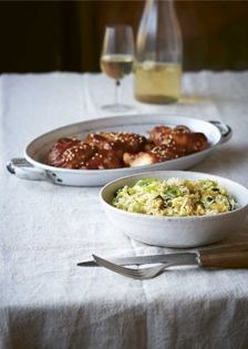 Miso cod and fried rice