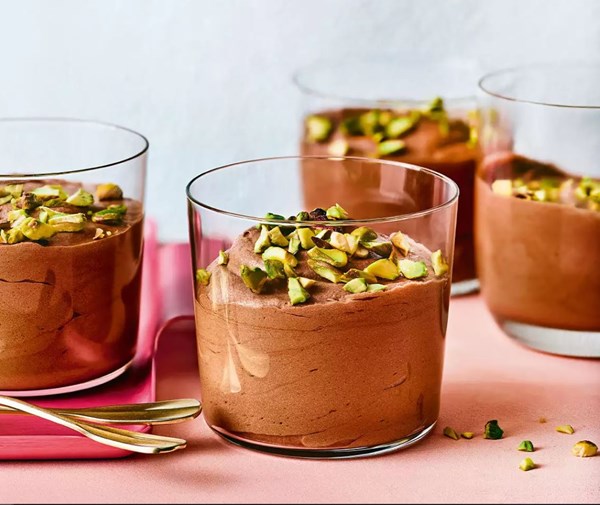 Miso double chocolate mousse