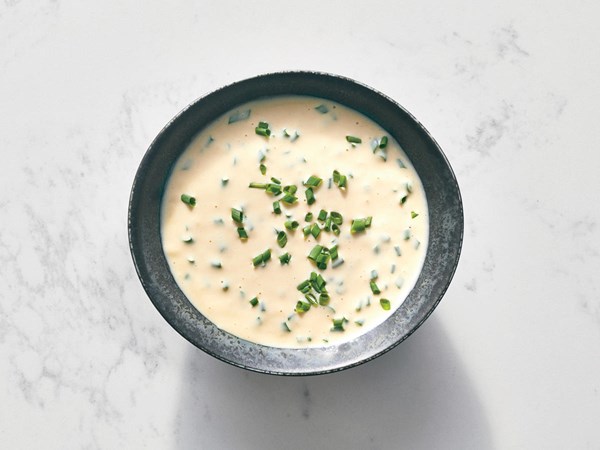 Miso-garlic vinaigrette 
