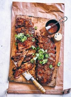 Miso-glazed ribs