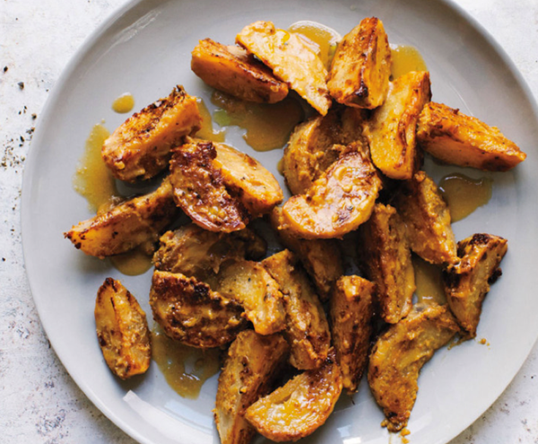 Miso-glazed turnips