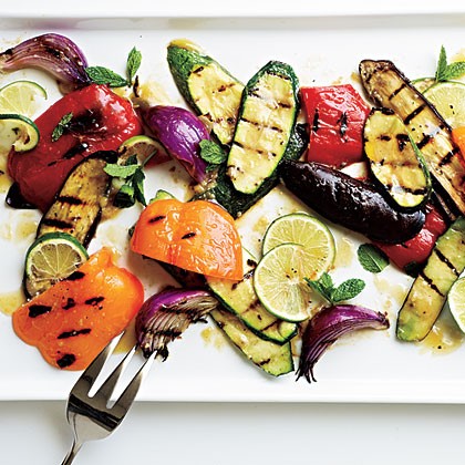 Miso grilled vegetables