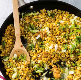 Miso honey butter corn