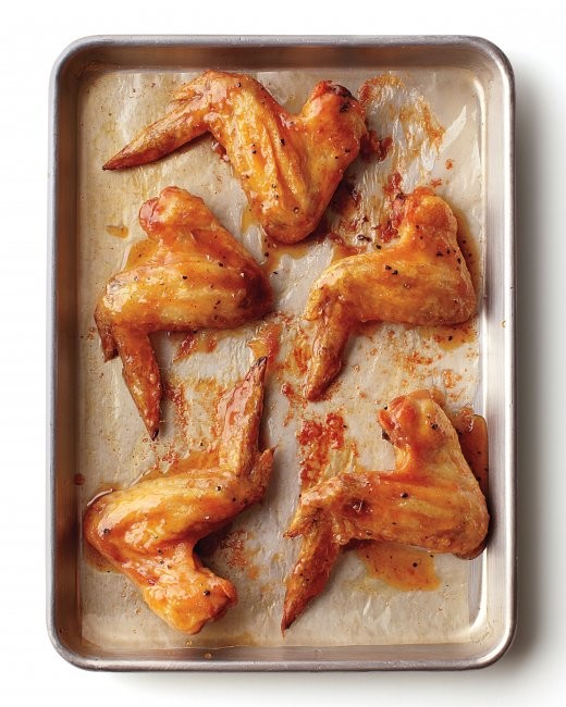 Miso-honey wings