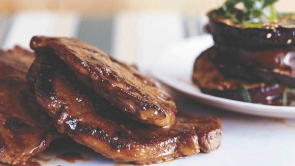 Miso lamb leg steaks