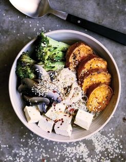 Miso meal in a bowl