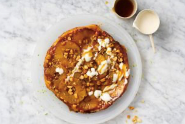 Miso pine lime tarte Tatin