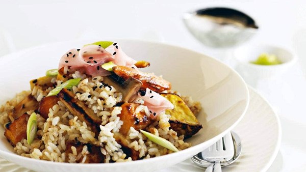 Miso roast sushi salad