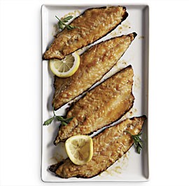 Miso-roasted Atlantic mackerel