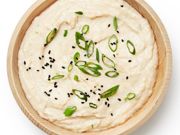 Miso-scallion tofu dip