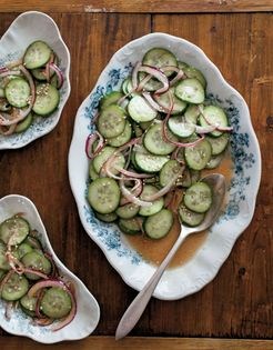 Miso-sesame cucumber salad