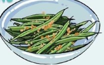 Miso-sesame green beans