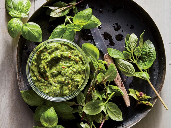 Miso-sesame pesto