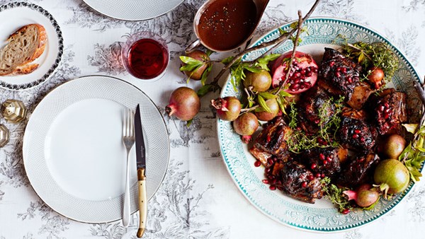 Miso-tomato braised short ribs