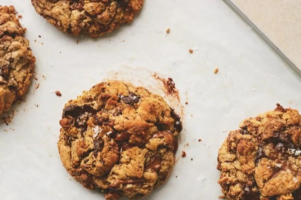 Miso walnut double-thick chocolate-chip cookies