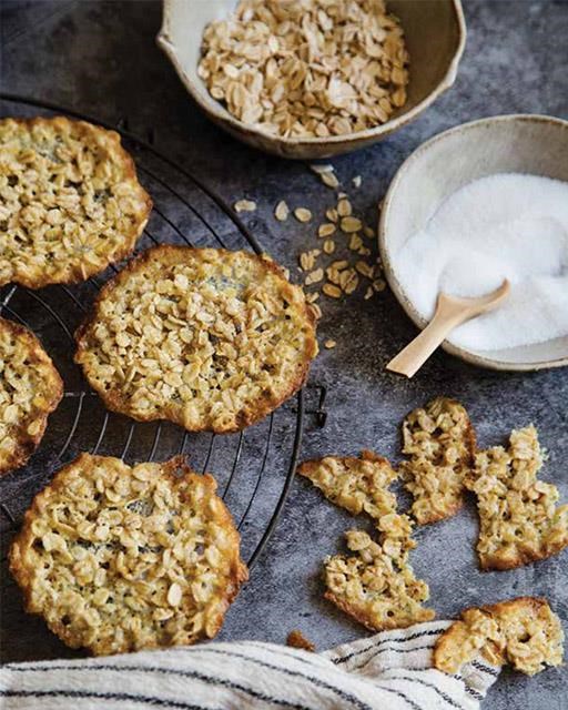 Miss Olsen's thin oat cookies