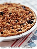 Miss Viola Tresvant's blueberry pie with the crumb topping