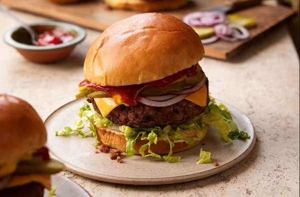 Mixed bean burgers