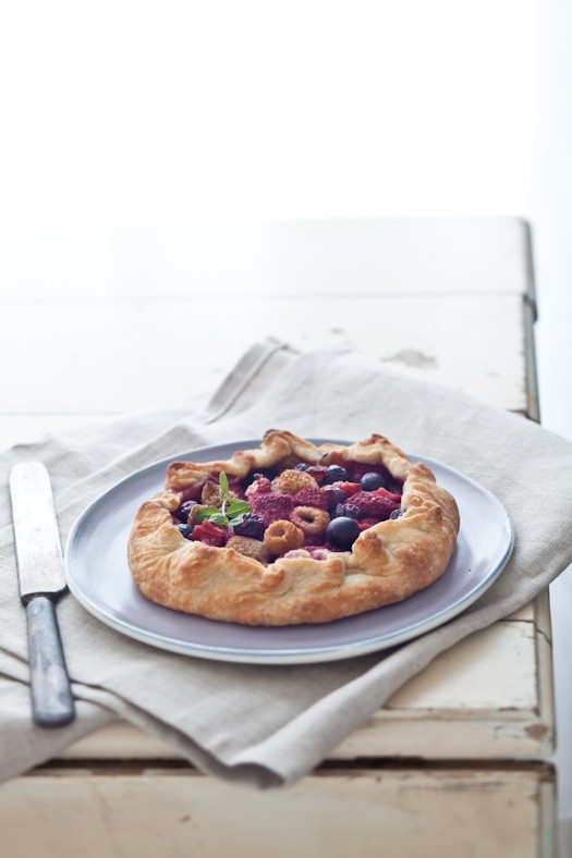 Mixed berries galettes
