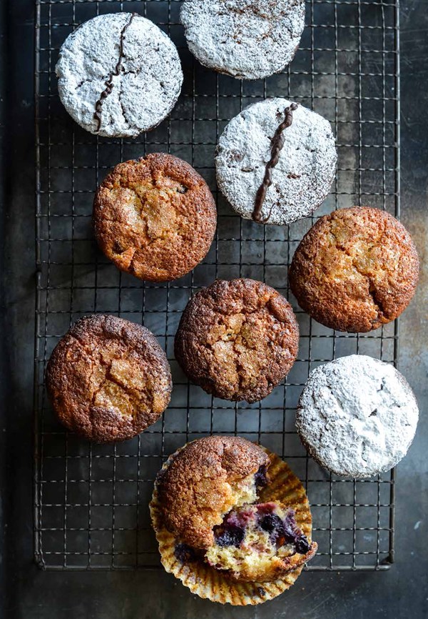 Mixed berry muffins