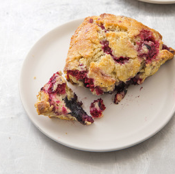 Mixed berry scones
