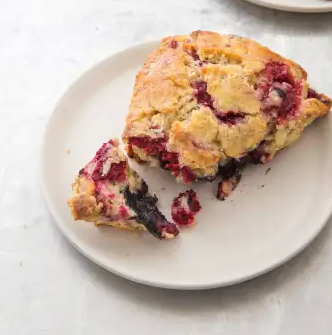 Mixed berry scones