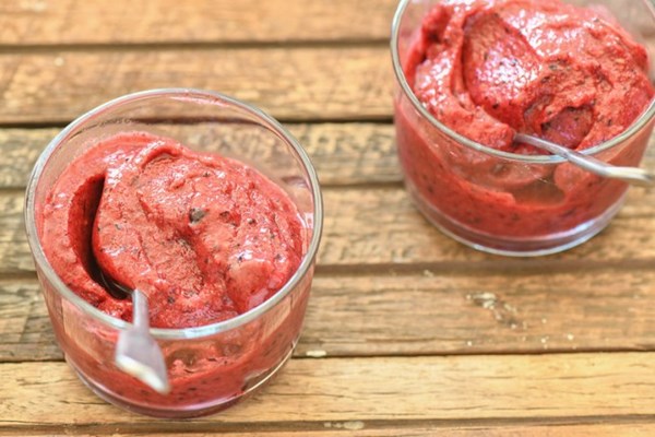 Mixed berry sorbet
