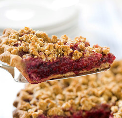 Mixed-berry streusel pie