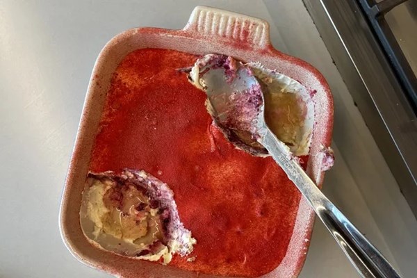 Mixed berry tiramisu