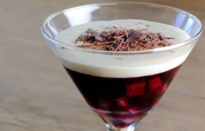 Mixed berry trifle