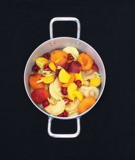 Mixed fruit compote