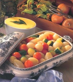 Mixed glazed vegetables