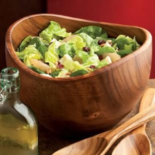 Mixed green salad with grapefruit & cranberries