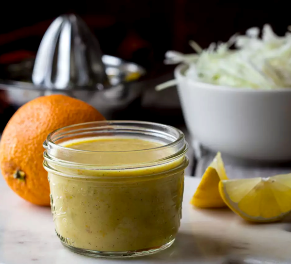 Mixed greens with citrus vinaigrette