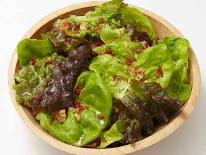 Mixed greens with walnut vinaigrette