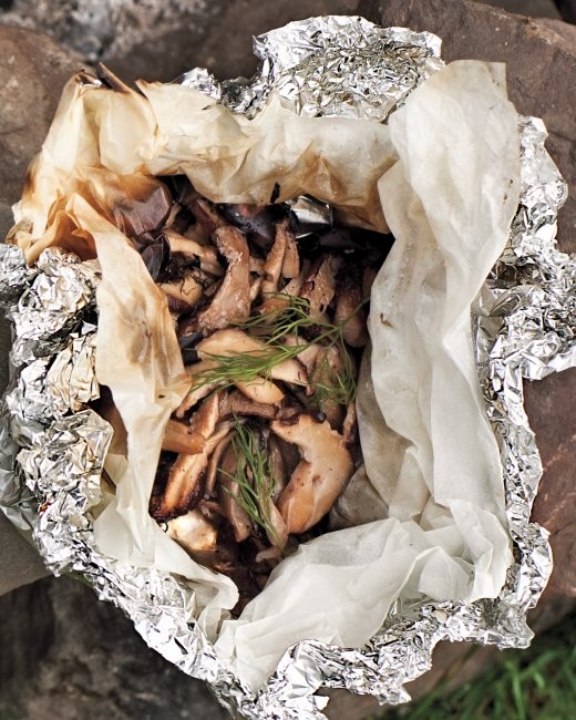 Mixed-mushroom hobo pack