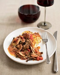 Mixed mushroom ragout